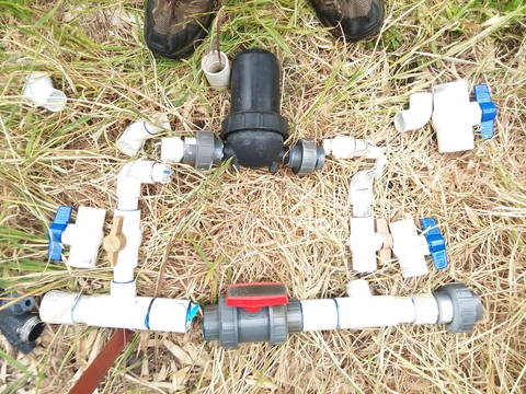 Dry season water line maintenance