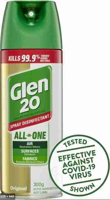 Glen 20 Original Spray Disinfectant 300G