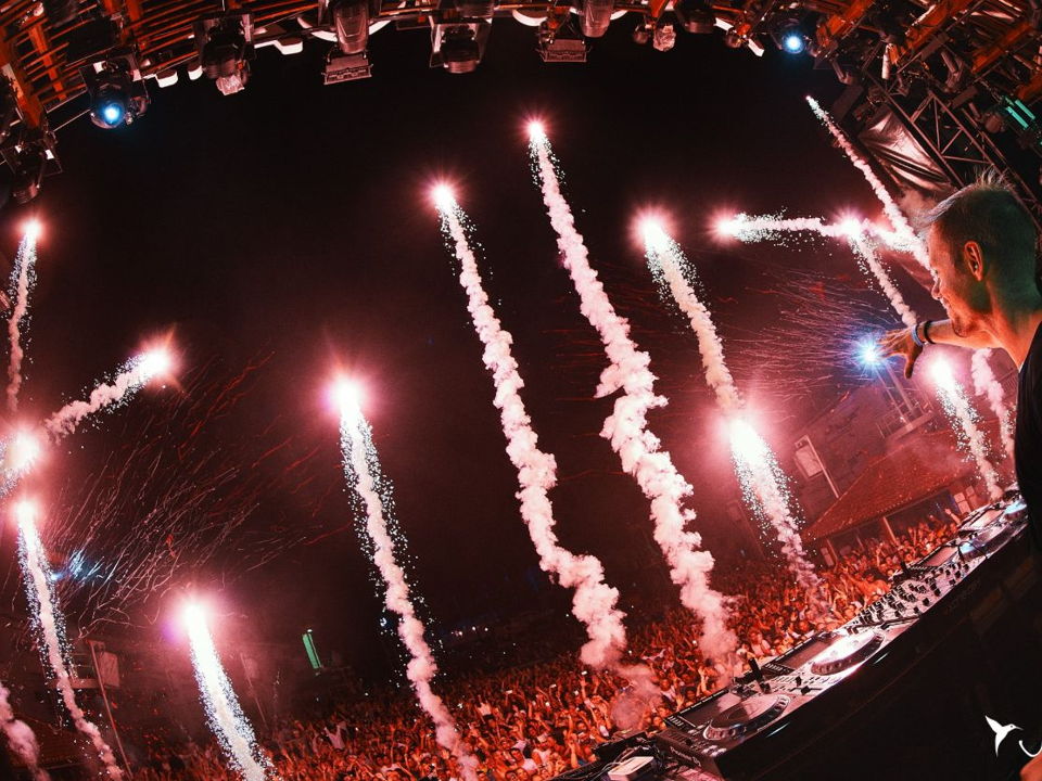 Firework production at Ushuaia Ibiza