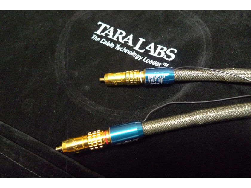 TARA Labs AIR 1 Series 2  1.0 meter pair RCA/RCA ... Serial No. 1074A1