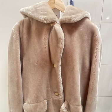 Vintage Flauschmantel