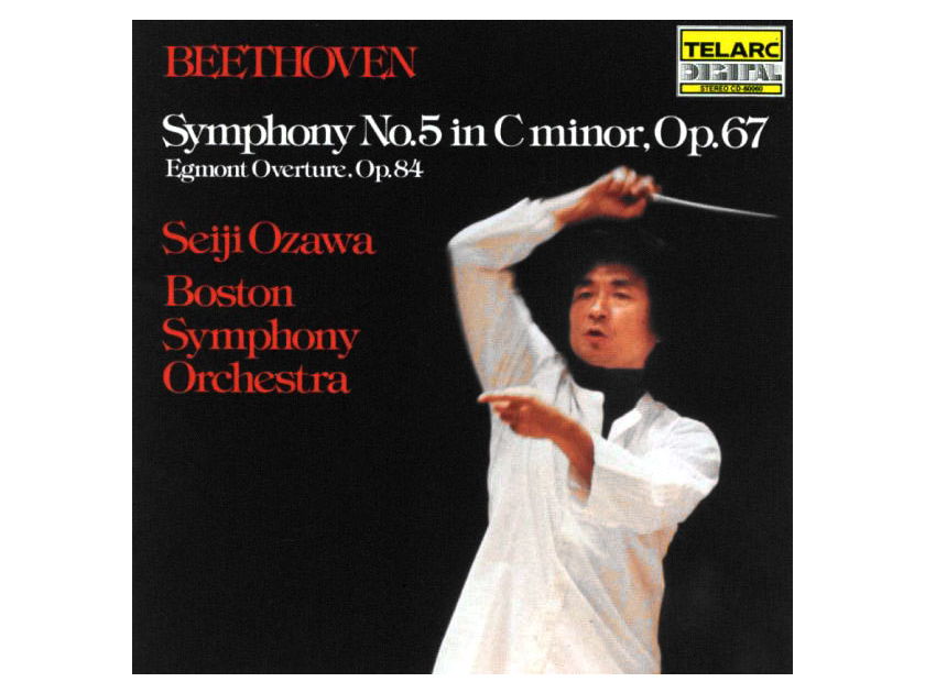 Audiophile TELARC | OZAWA/BEETHOVEN - Symphony No. 5 / German Pressing / NM