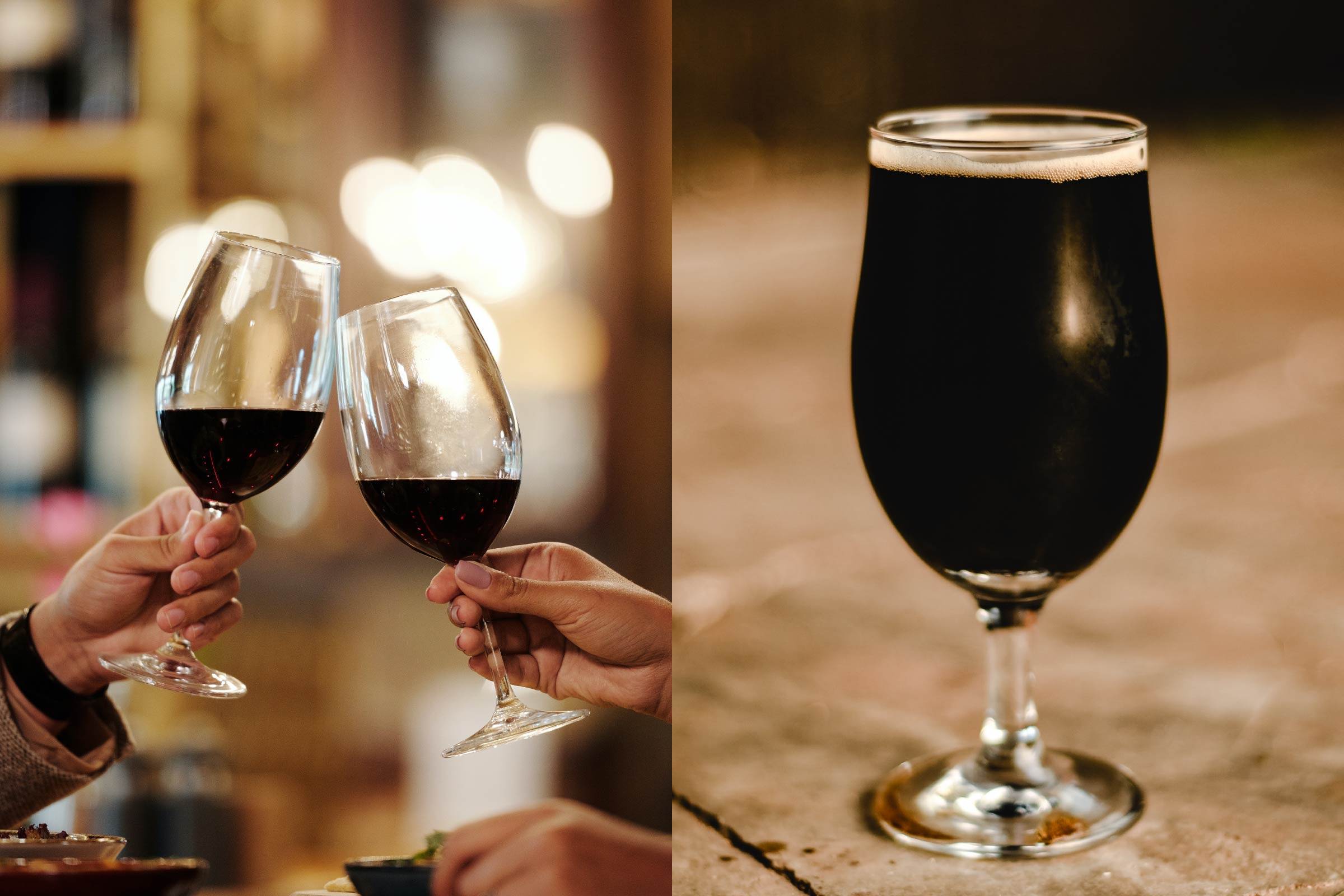 Cabernet Sauvignon and Dark Ale