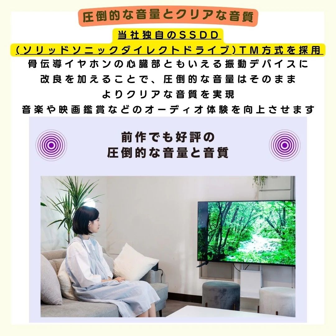 圧倒的な音量とクリアな音質