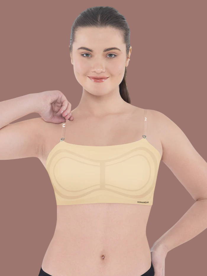 Invism women’s seamless cotton tube bra C-864 for comfort and support