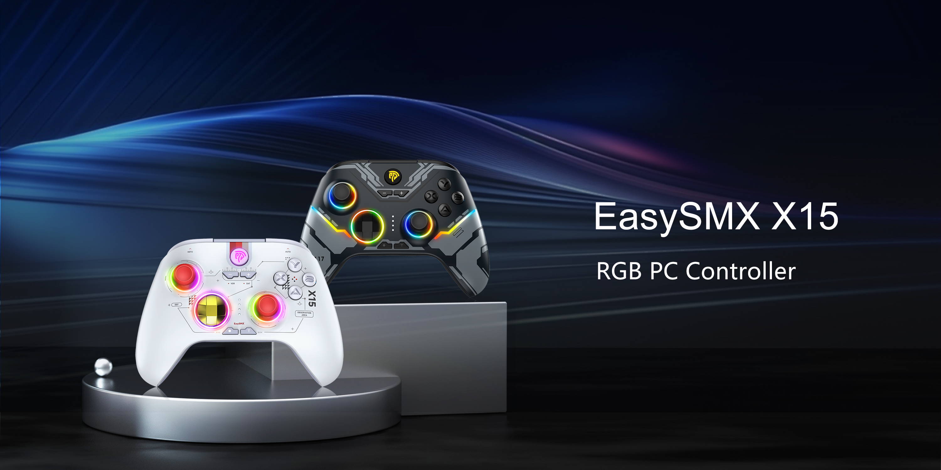 EasySMX X15 RGB wireless controller