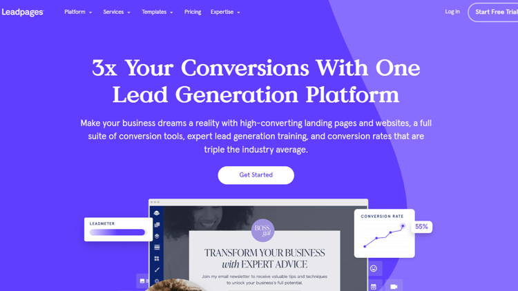 Công cụ đề xuất: Leadpages