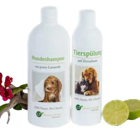 Set de soin pour chiens MAXI - Shampooing & après-shampooing