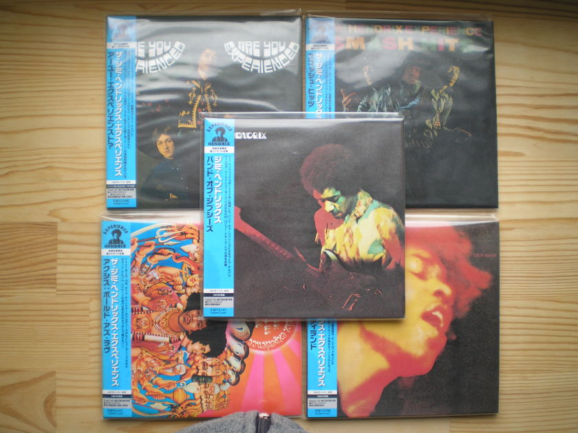 Jimi Hendrix - all 5 classical records Japan mini-lp