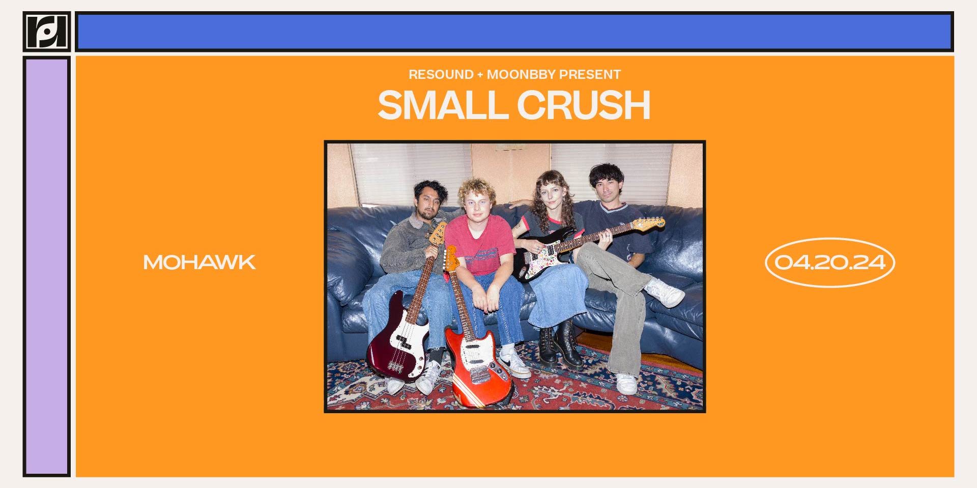 Resound + Moonbby Present: Small Crush w/ Witches Exsist & Daydream twins at Mohawk promotional image