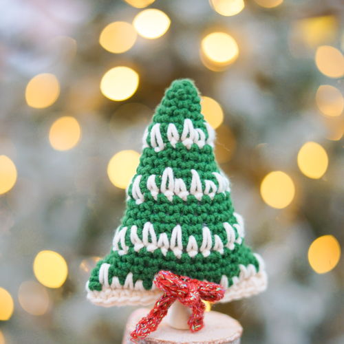 Gehäkelter Weihnachtsbaum