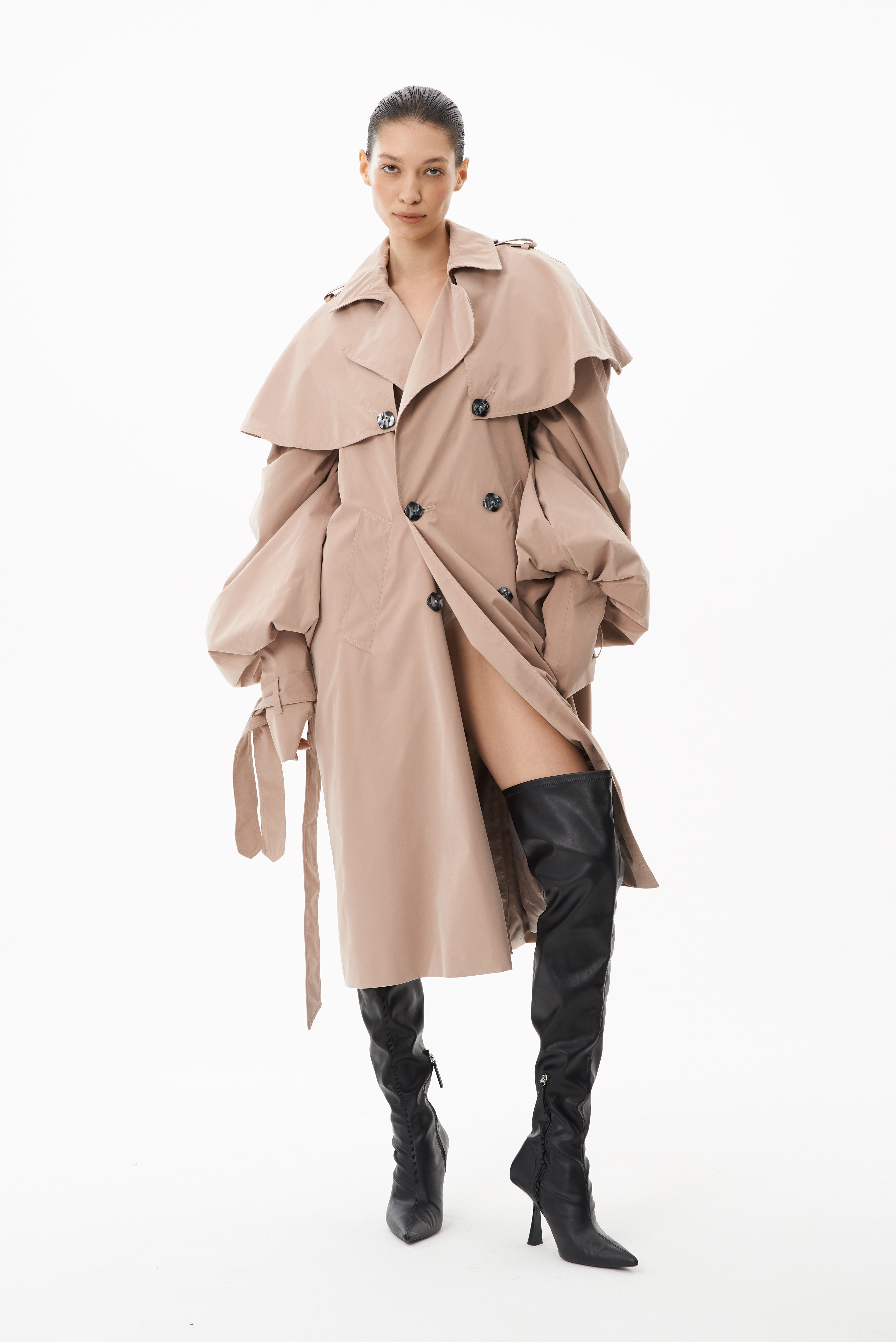 Long rain trench cheap coat