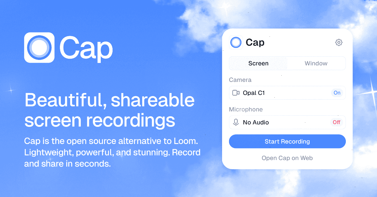 Cap.so is a solid option but might not be the best overall screen recorder.