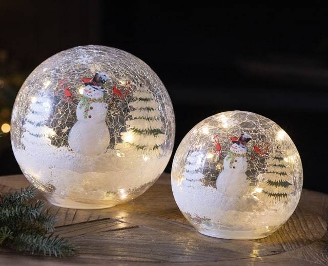 raz imports christmas tree ornament glass ball with cardinal and glitter detail