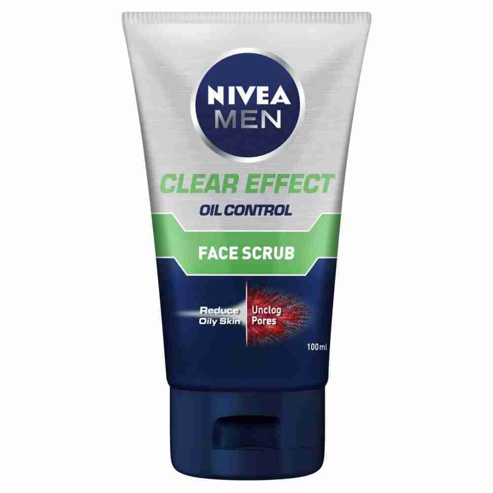 Nivea Clear Effect Oil Control Scrub Face Scrub 100Ml