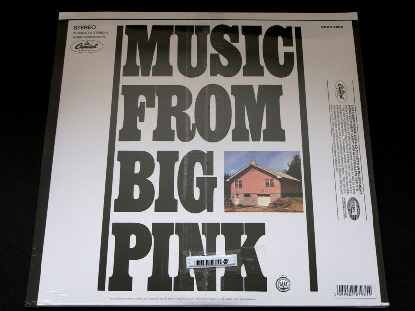 The Band - Music From The Big Pink EMI/Capitol Lmtd. Edition 180g audiophile reissue, New [Sealed]