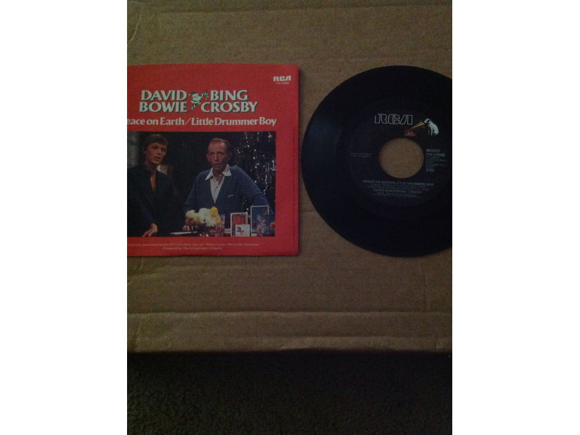David Bowie Bing Crosby - Peace On Earth Little Drummer Boy 45 With Picture Sleeve RCA Records Fantastic Voyage B Side