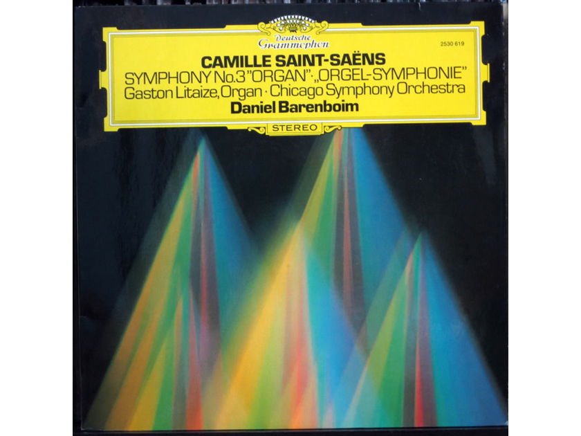 DEUTSCH GRAMMOPHON  - CAMILLE SAINT-SAENS  SYMPHONY No. 3 Chicago Symphony, Barenboim