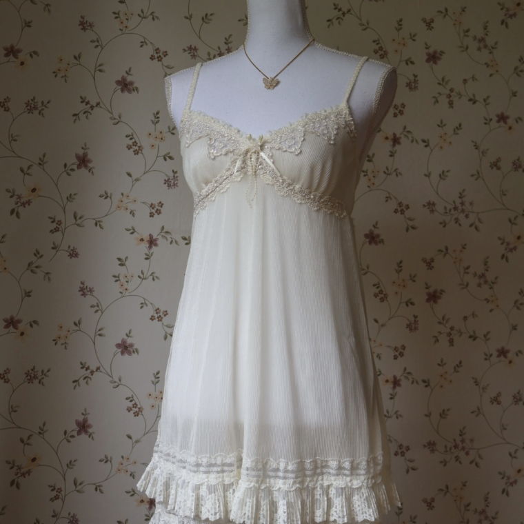 Venus White Angel Slip Dress (XS/S)