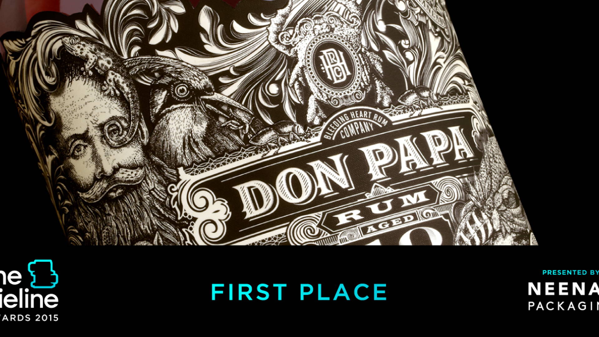Featured image for The Dieline Awards 2015: 1st Place Spirits- Don Papa 10 Year Old