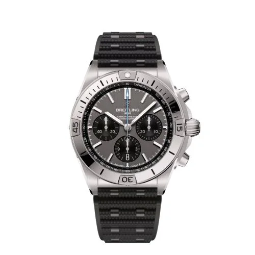 Chronomat B01 42 Titanium / Grey / Rubber Rouleaux