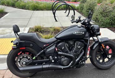 2025 INDIAN SCOUT BOBBER motorcycle for rent near Fremont, CA