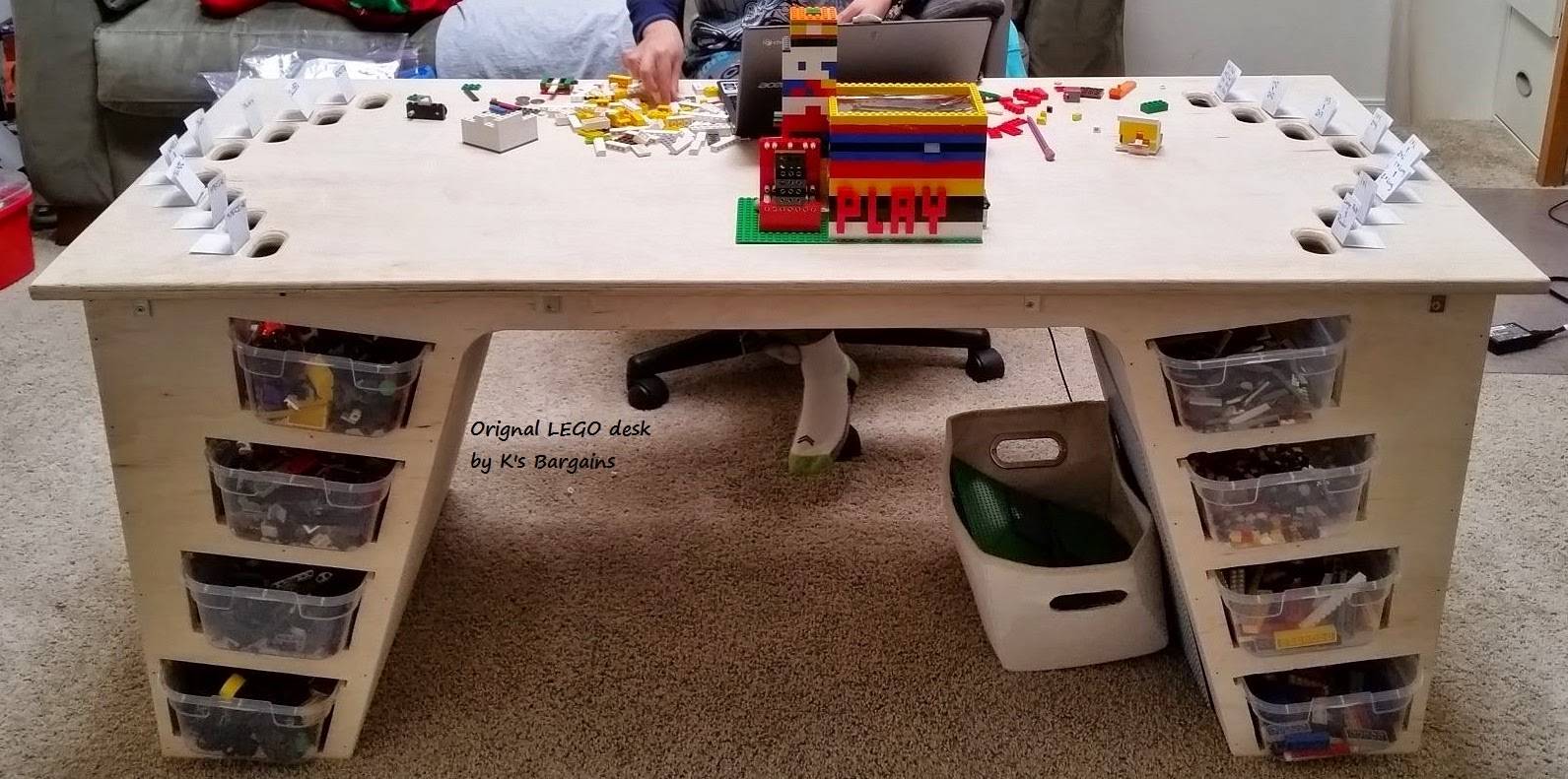 LEGO desk