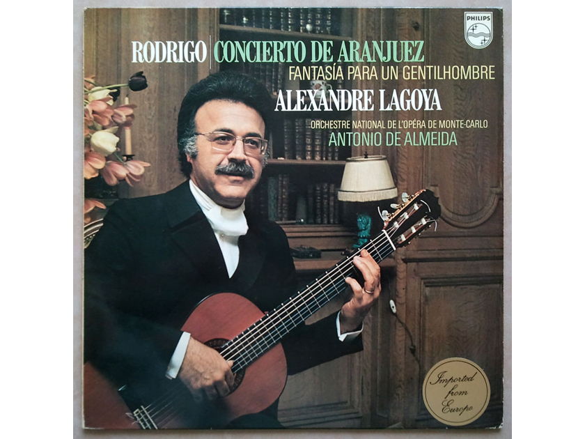 Philips/Alexandre Lagoya/Rodrigo - Concierto de Aranjuez, Fantasia for a Gentleman / NM
