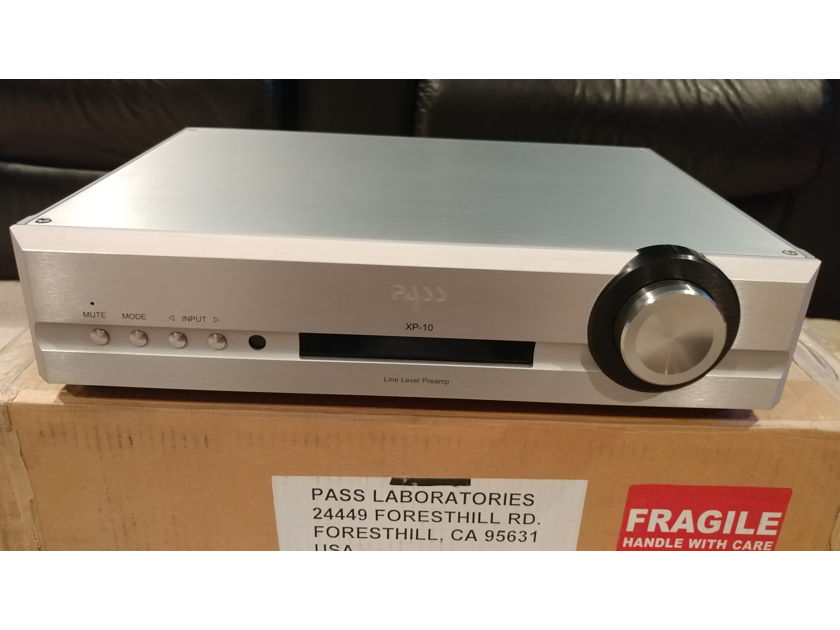 Pass Labs XP-10 Preamp in Excellent condition