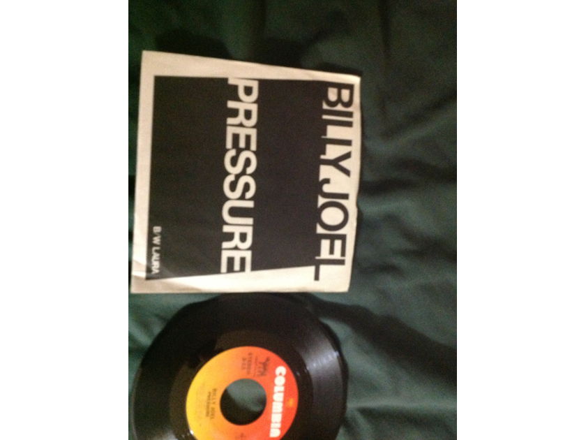 Billy Joel - Pressure/Laura Family Productions Columbia Records 45 With Picture  Sleeve