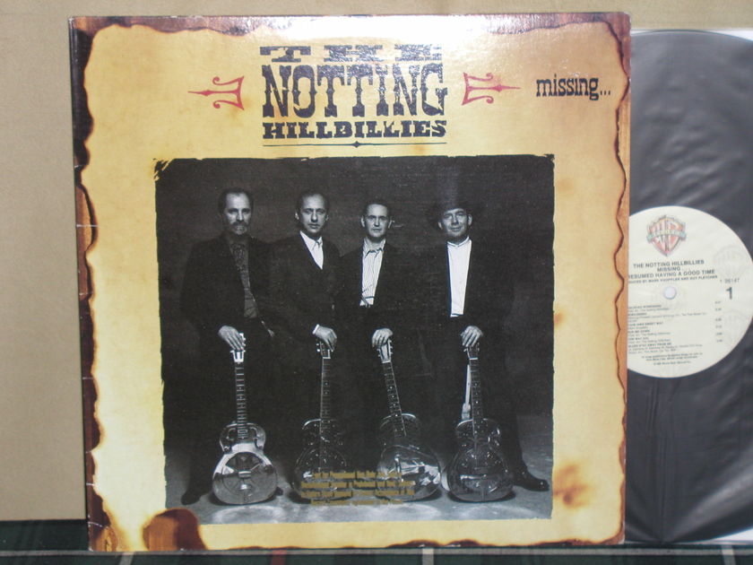 The Notting Hillbillies - Missing...... WB PROMO LP