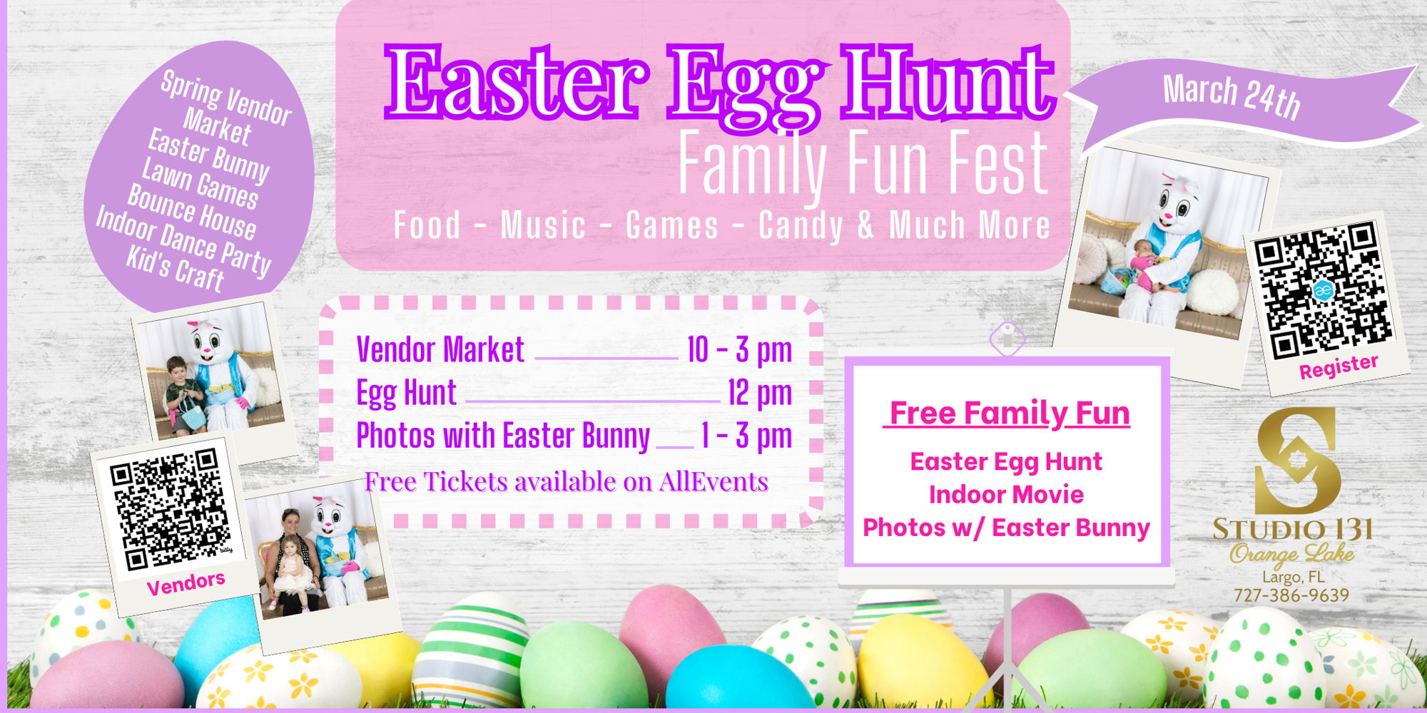 Easter Egg Hunt and Family Fun Fest promotional image