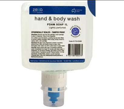 Zexa Hand and Bodywash 6x 1L Cartridge