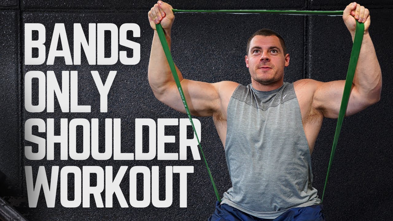 Resistance Band Shoulder Workout 2022 (No Weights): Get Ripped At Home! 