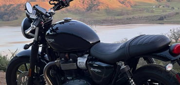 2017 TRIUMPH STREET TWIN motorcycle for rent near Milpitas, CA