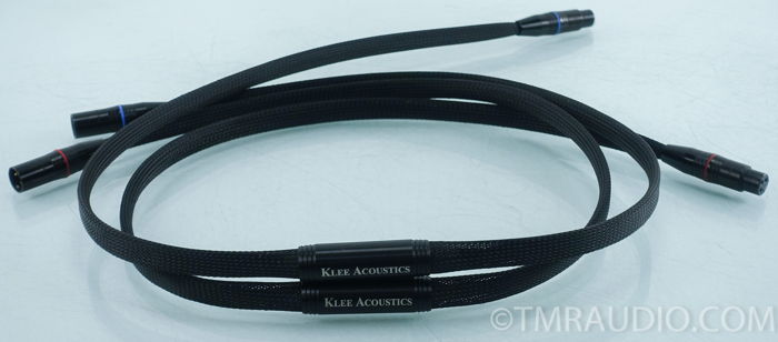 Klee Acoustics XLR Cables ; 1.5m Pair Interconnects (9458)