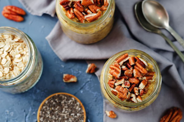 Photo of *NEW* Pecan Granola Overnight Oats (BREAKFAST/SNACK)