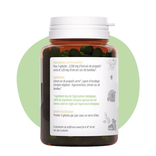 Propolis verte bio en gélules