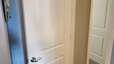 New interior door
