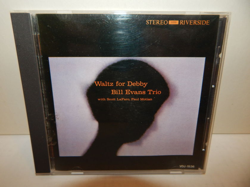 Bill Evans Trio With Scott LaFaro, Paul Motian  - Waltz For Debby Japan Import 1P 1986 Riverside Records VDJ-1536 CD