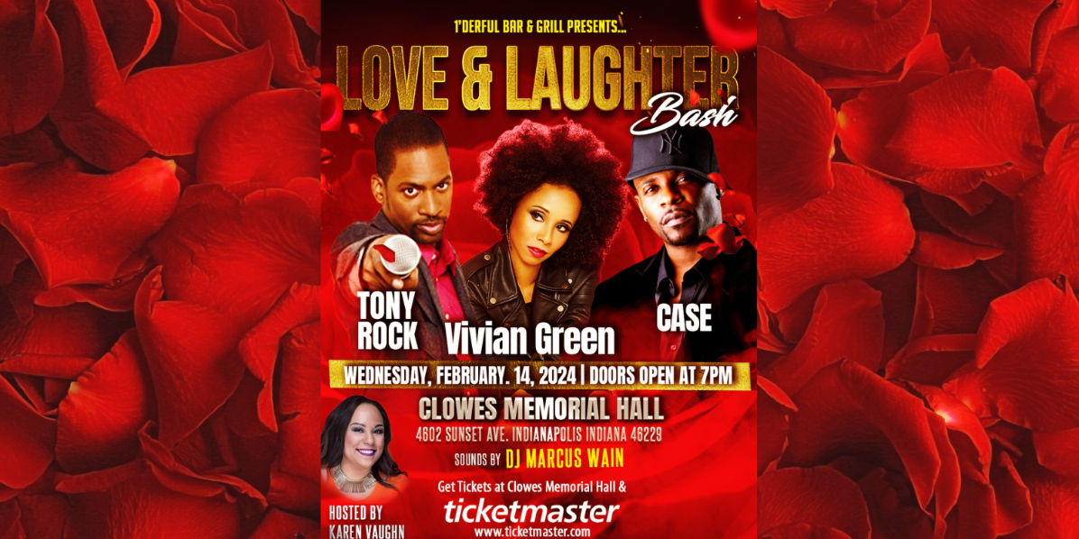 Love & Laughter Bash: Tony Rock, Vivian Green, and Case promotional image