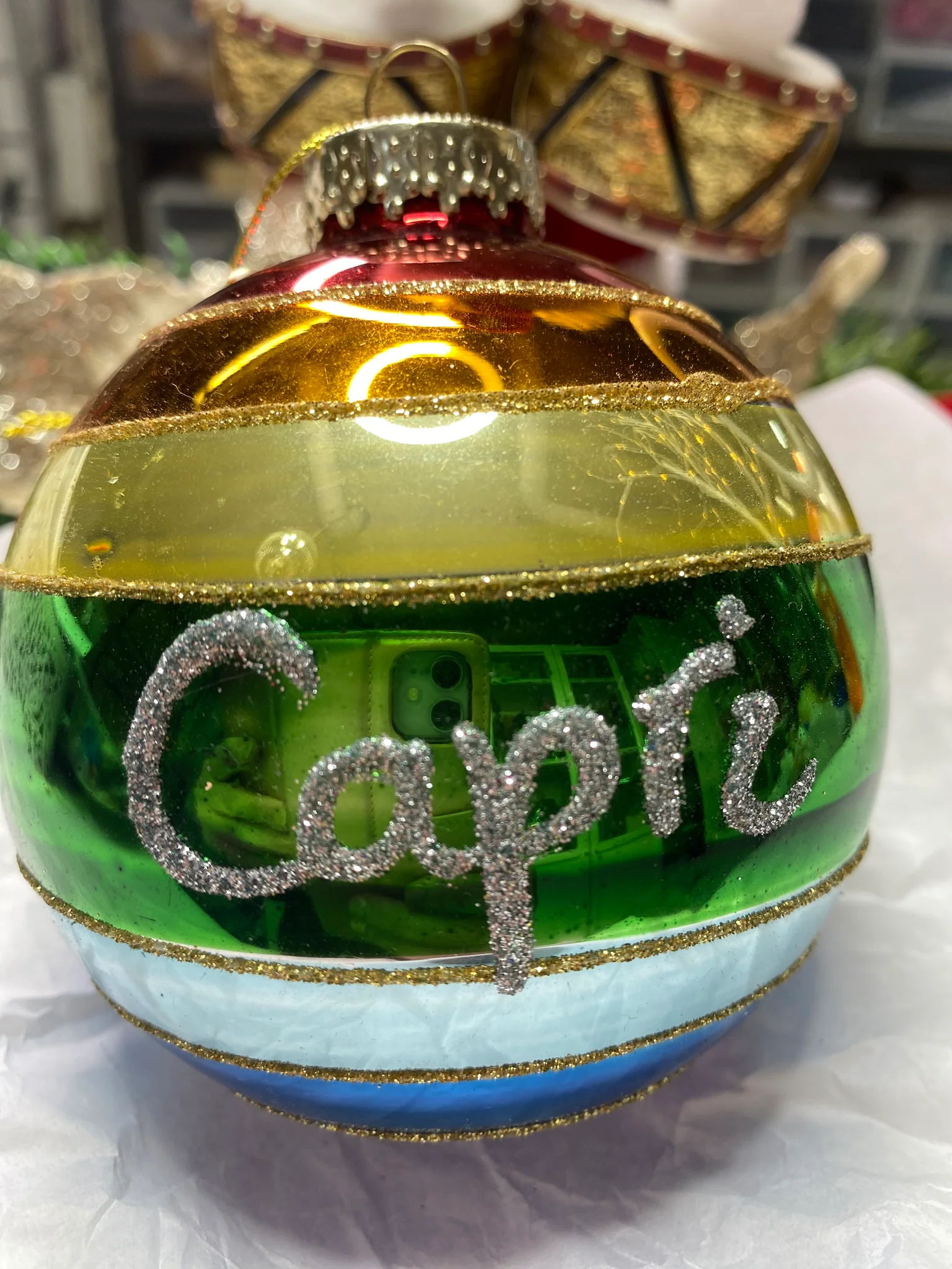 Peace rainbow bauble - Image 3