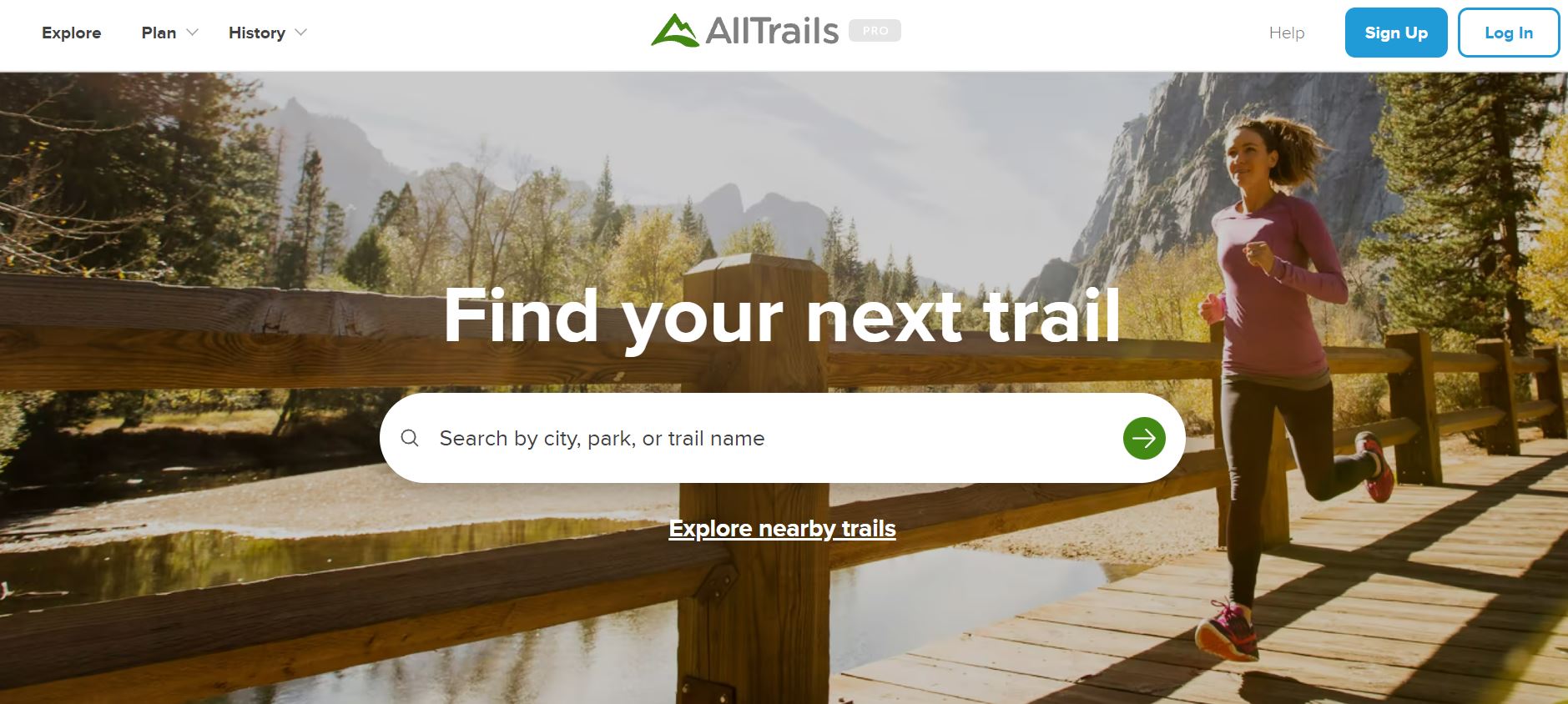 AllTrails product / service