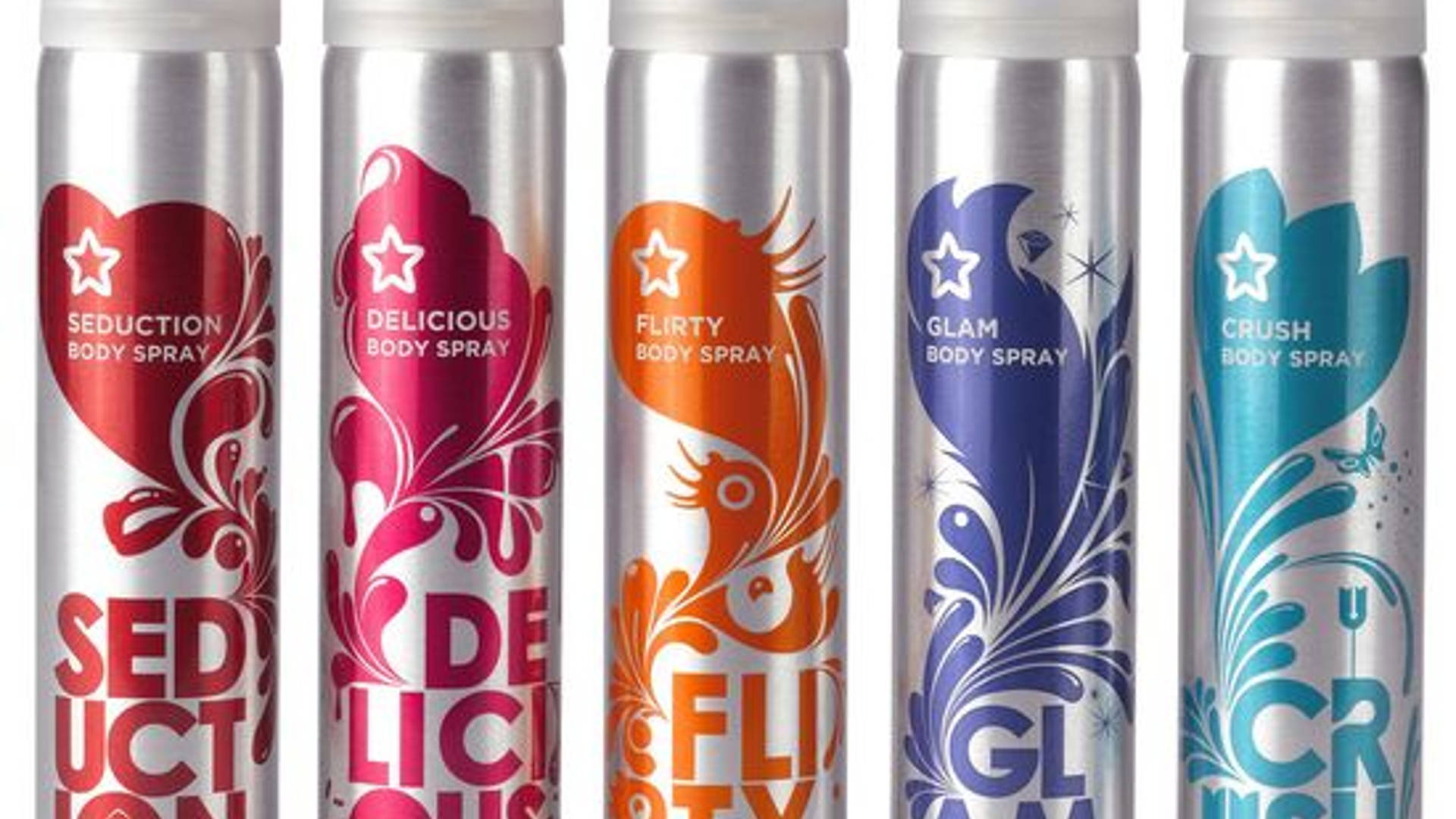 Superdrug Body Sprays | Dieline - Design, Branding & Packaging Inspiration