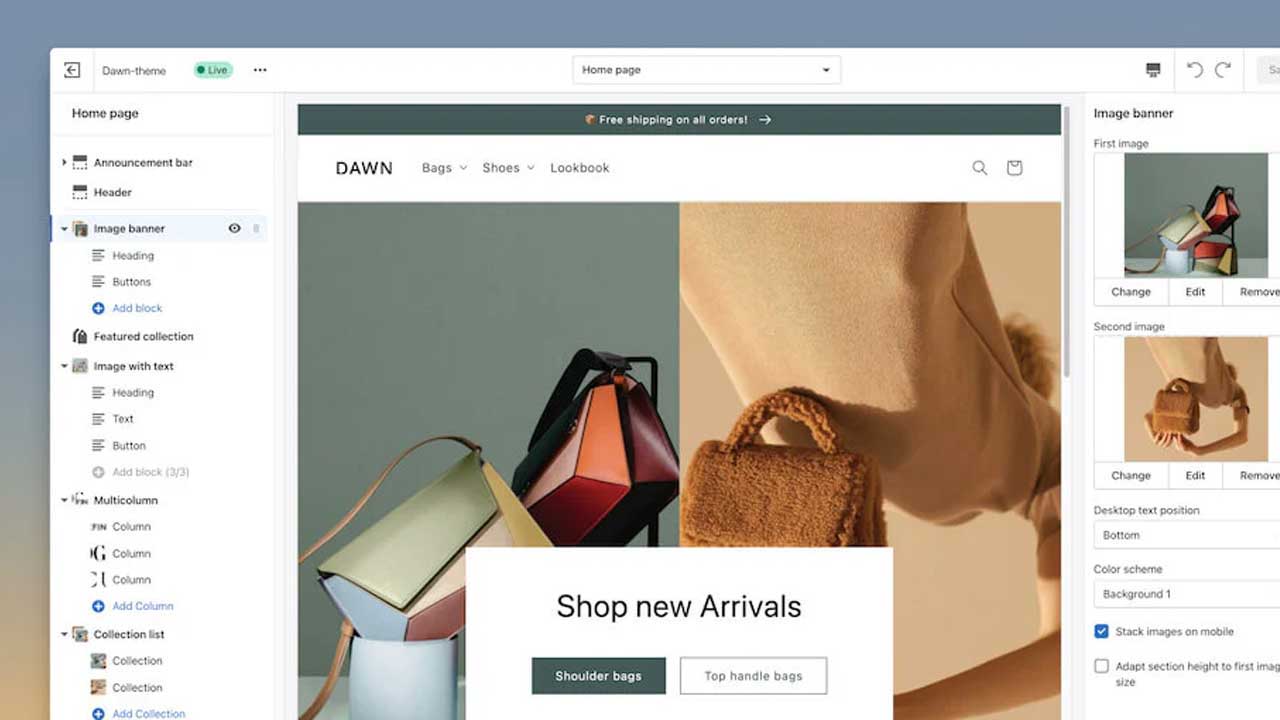 shopify setup