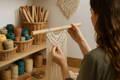 Macramé dowel rods