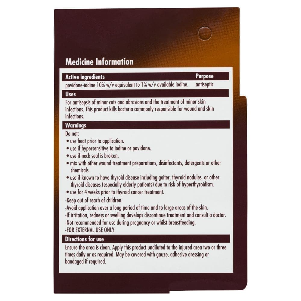 Betadine Antiseptic Topical Solution 15Ml - Image 2