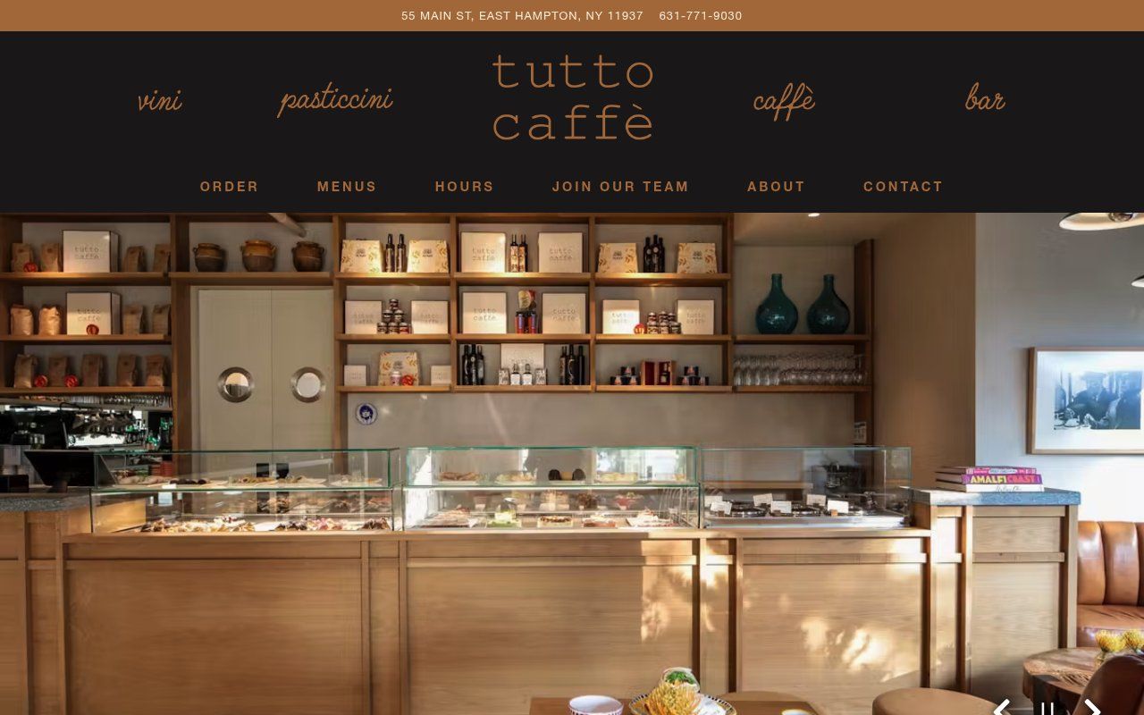 Tutto Caffe | Italian Cafe in East Hampton, NY