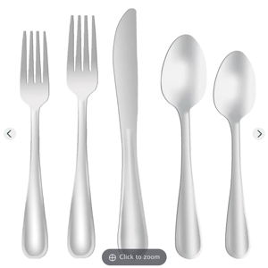 40-Piece Bayley Flatware Set, Silver