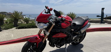 2012 TRIUMPH SPEED TRIPLE motorcycle for rent near Costa Mesa, CA